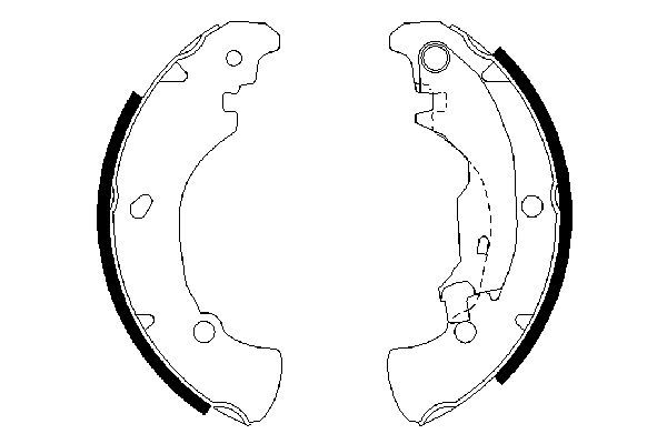 Fiat Brava 1995-2003 Arası 1.6 16V Bosch Marka Pabuçlu Balata