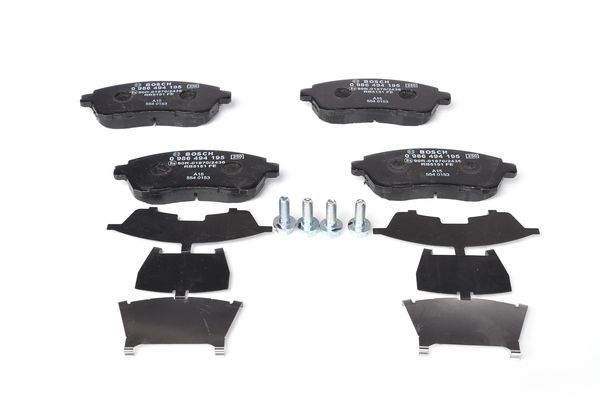 Ford Fiesta 2008-2012 Arası 1.6 TDCi Bosch Marka Ön Balata