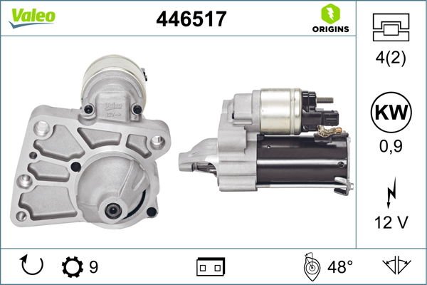 Citroen C5 2008-2012 Arası 1.6 VTi 120, 1.6 VTI 120 Valeo Marka Marş Motoru