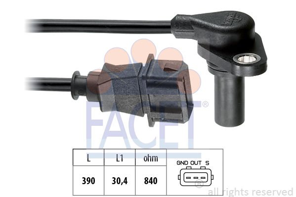 Volkswagen Golf 1997-2008 Arası 1.6, 1.9 TDI Facet Marka Eksantrik Devir Sensörü