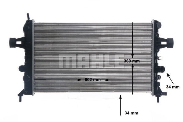 Opel Zafira 1999-2005 Arası 1.6 Mahle Marka Su Radyatörü