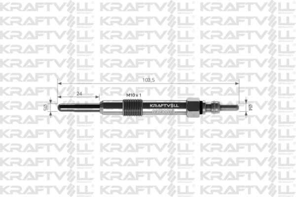 Fiat Brava 1995-2003 Arası 1.9 JTD 105 Kraftvoll Marka Kızdırma Bujisi