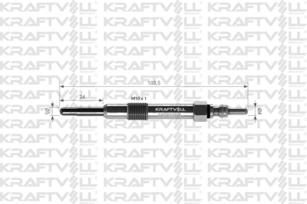 Fiat Brava 1995-2003 Arası 1.9 JTD 105 Kraftvoll Marka Kızdırma Bujisi