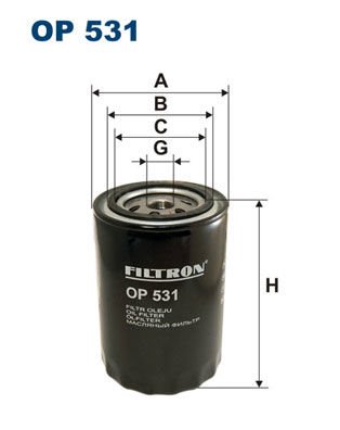 Opel Rekord 1972-1986 Arası 2.2 TD Filtron Marka Yağ Filtresi