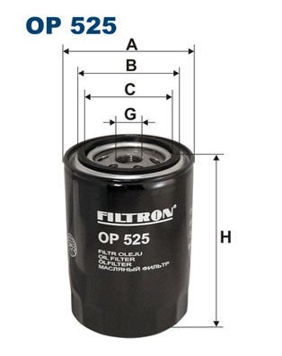 Audi 80 1978-1995 Arası 1.6 TD, 1.6 D, 1.9 D, 1.9 TD Filtron Marka Yağ Filtresi