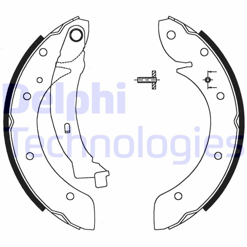 Citroen Berlingo 1996-2011 Arası 1.4 i Delphi Marka Pabuçlu Balata