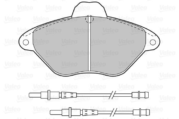Citroen Xantia 1993-2003 Arası 1.9 Turbo D Valeo Marka Ön Balata Fişli