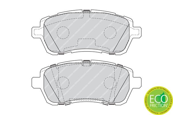 Ford Fiesta 2008-2012 Arası 1.6 Ti Ferodo Marka Ön Balata