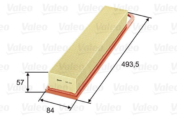 Citroen C4 2004-2014 Arası 1.6 VTi 120 Valeo Marka Hava Filtresi