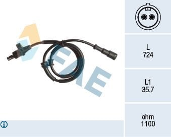 Renault Scenic 1999-2010 Arası 1.9 dCi FAE Marka Arka Abs Sensörü