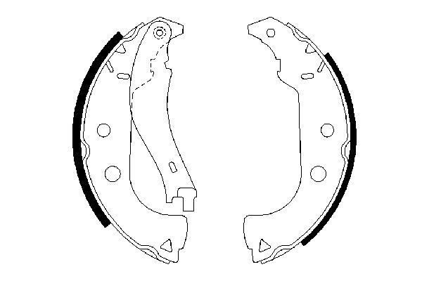 Fiat Palio 1996-2000 Arası 1.7 TD Bosch Marka Pabuçlu Balata