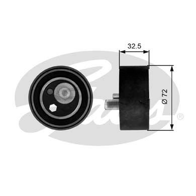 Audi A4 1994-2002 Arası 2.8, 2.8 quattro Gates Marka Vantilatör Kayış Gergi Rulmanı