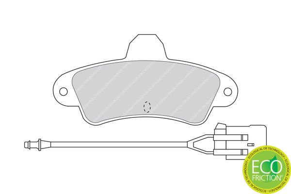 Ford Mondeo 1993-2000 Arası 1.8 TD, 1.6 i 16V, 2.0 i 16V, 1.8 i 16V Ferodo Marka Arka Fişli Balata