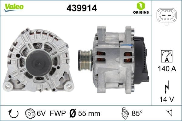 Opel Astra 2010-2015 Arası 1.6, 1.6 Turbo Valeo Marka Alternatör