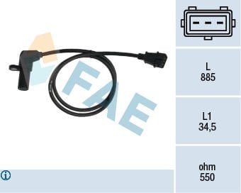 Opel Omega 1986-1994 Arası 3.0 24V FAE Marka Krank Sensörü