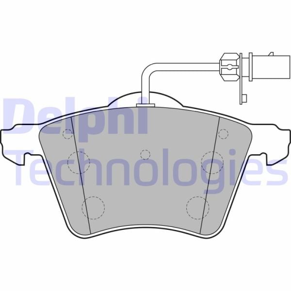 Volkswagen Sharan 1995-2010 Arası 2.0 TDI Delphi Marka Ön Balata