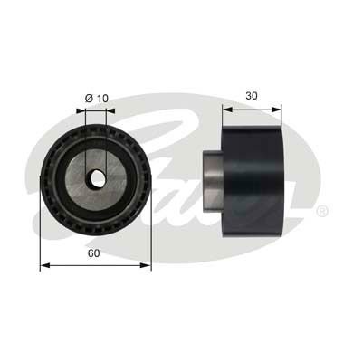 Fiat Scudo 1996-2006 Arası 2.0 JTD 16V Gates Marka Vantilatör Kayış Gergi Rulmanı