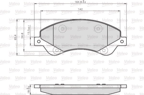Ford Transit 2006-2014 Arası 2.2 TDCi Valeo Marka Ön Fişli Balata