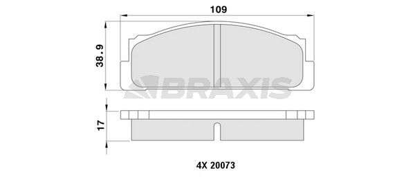 Seat Malaga 1984-1993 Arası 1.2, 1.5 i Cat, 1.7 D Braxis Marka Ön Balata