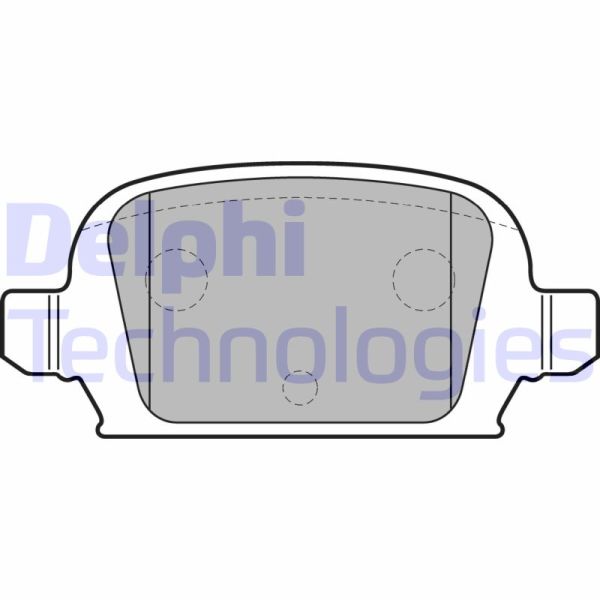 Opel Combo 2001-2011 Arası 1.7 DI 16V, 1.7 DTI 16V, 1.6 Delphi Marka Arka Balata