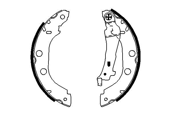 Renault Kangoo 1997-2001 Arası 1.4 Bosch Marka Pabuçlu Balata