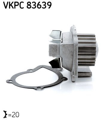 Peugeot 206 1998-2012 Arası 1.9 D SKF Marka Devirdaim Su Pompası