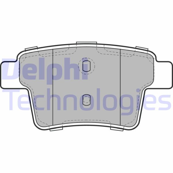 Ford Mondeo 2000-2007 Arası 2.2 TDCi, 2.0 16V DI / TDDi / TDCi, 2.5 V6 24V, 2.0 16V, 1.8 16V, 2.0 16V TDDi / TDCi Delphi Marka Arka Balata