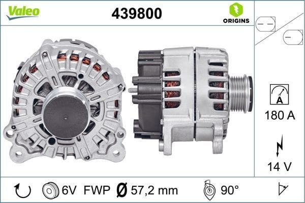 Audi A7 2010-2018 Arası 3.0 TDI, 3.0 TDI quattro Valeo Marka Alternatör