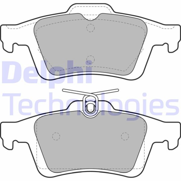 Ford C-Max 2010-2019 Arası 1.6 TDCi, 1.6 EcoBoost, 1.6 Ti, 2.0 TDCi Delphi Marka Arka Balata