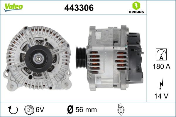 Audi A7 2010-2018 Arası 3.0 TDI, 3.0 TDI quattro Valeo Marka Alternatör