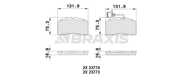Audi A8 1994-2005 Arası 4.2 quattro, S8 quattro Braxis Marka Ön Balata