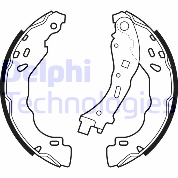 Citroen C3 2009-2013 Arası 1.6 HDi Delphi Marka Pabuçlu Balata