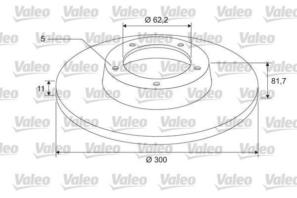 Renault Laguna 2007-2015 Arası 2.0 16V Turbo Valeo Marka Arka Fren Diski