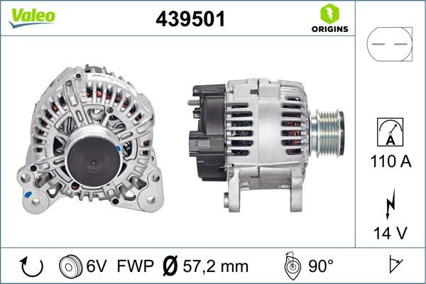 Volkswagen Caddy 2004-2015 Arası 1.9 TDI 4motion Valeo Marka Alternatör