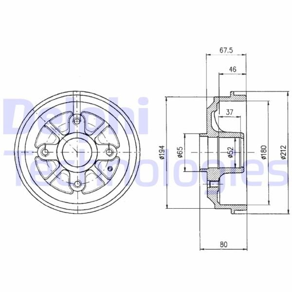 Peugeot 106 1991-1996 Arası 1.1 Delphi Marka Kampana