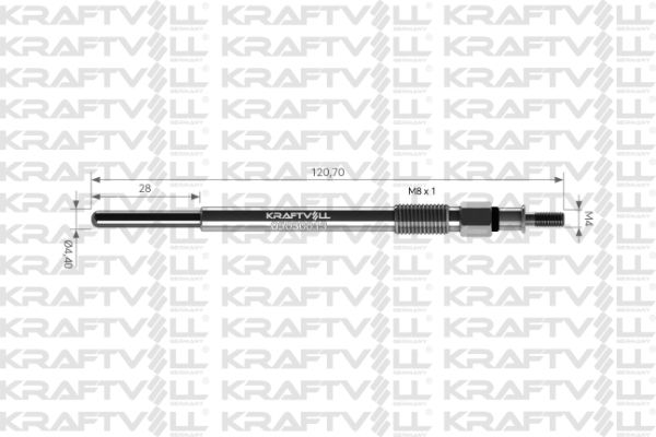 Peugeot 206 1998-2012 Arası 1.4 HDi eco 70, 1.4 HDi Kraftvoll Marka Kızdırma Bujisi