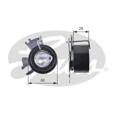 Fiat Scudo 2007-2011 Arası 2.0 D Multijet Gates Marka Vantilatör Kayış Gergi Rulmanı