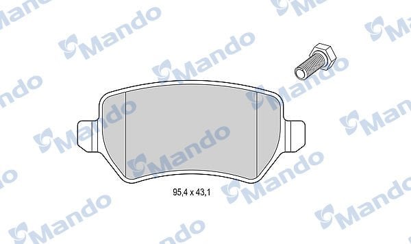 Opel Meriva 2003-2010 Arası 1.4 16V Twinport LPG Mando Marka Arka Balata