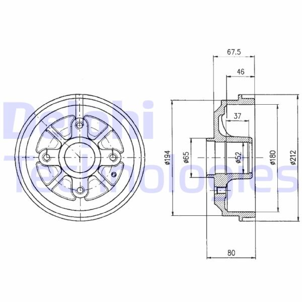 Peugeot 106 1991-1996 Arası 1.4 D Delphi Marka Kampana