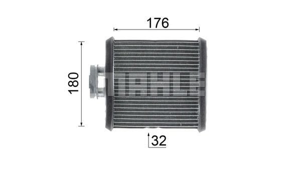 Skoda Roomster 2006-2015 Arası 1.2 TDI, 1.2 TSI Behr Marka Kalorifer Radyatörü