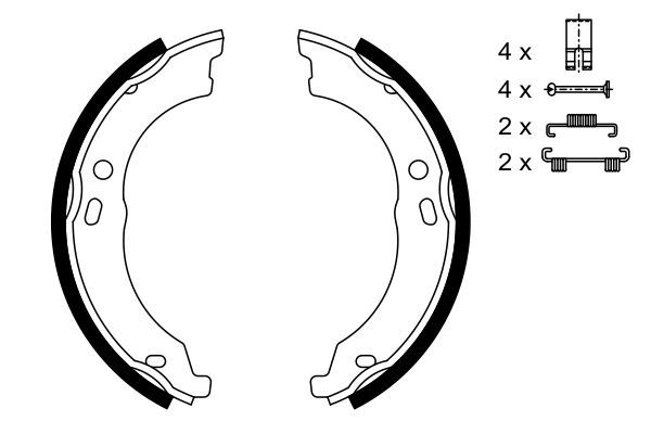 Fiat Ducato 2006-2010 Arası 115 Multijet 2 Bosch Marka Pabuçlu Balata