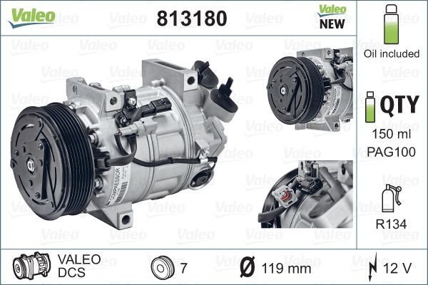 Renault Laguna 2007-2015 Arası 2.0 GT Valeo Marka Klima Kompresörü