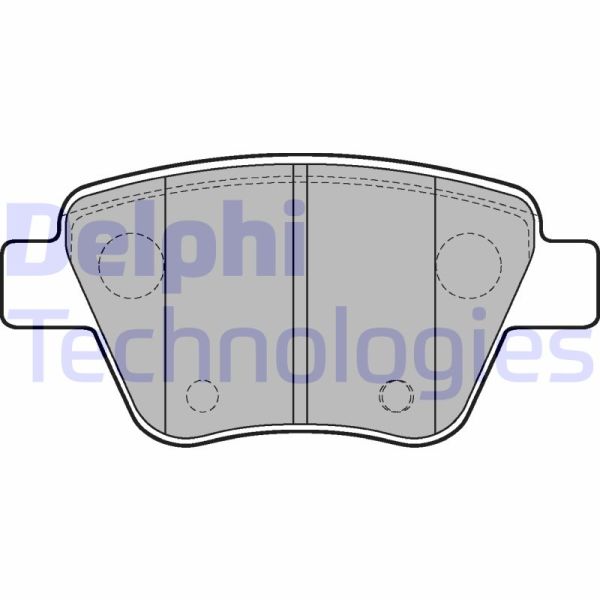 Volkswagen Touran 2010-2015 Arası 1.2 TSI Delphi Marka Ön Balata
