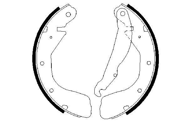 Opel Corsa 1982-1994 Arası 1.5 TD Bosch Marka Pabuçlu Balata