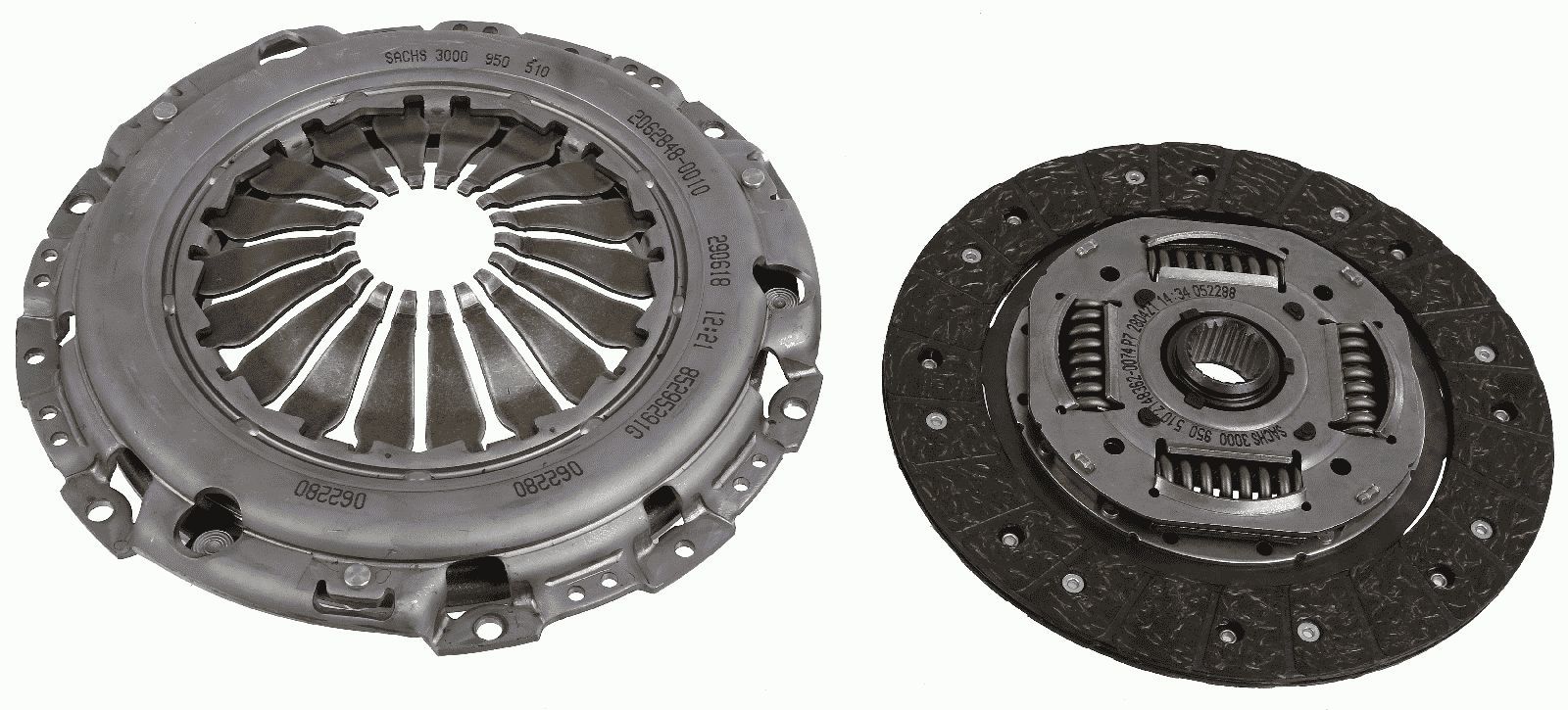 Ford Galaxy 1995-2006 Arası 1.9 TDI, 2.3 16V, 2.0 i Sachs Marka Debriyaj Seti