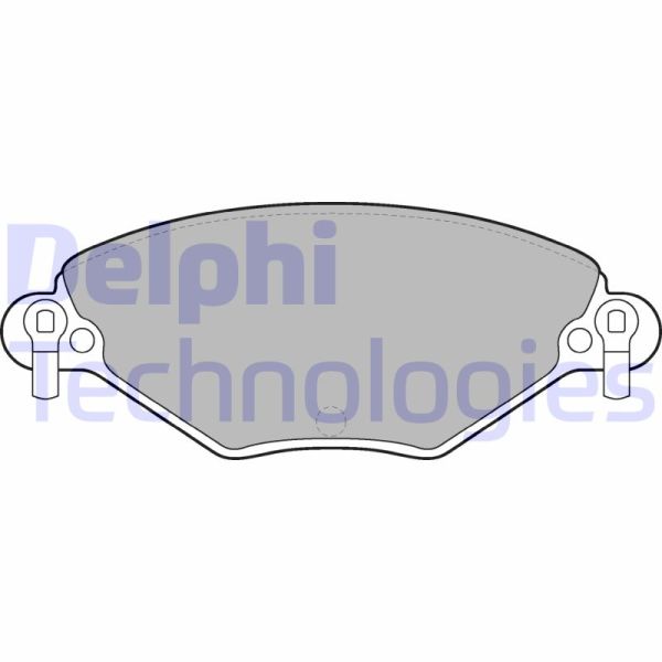 Citroen C5 2001-2008 Arası 2.0 16V, 2.0 HDi, 2.0 16V HPi, 1.8 16V, 1.6 HDi Delphi Marka Ön Balata