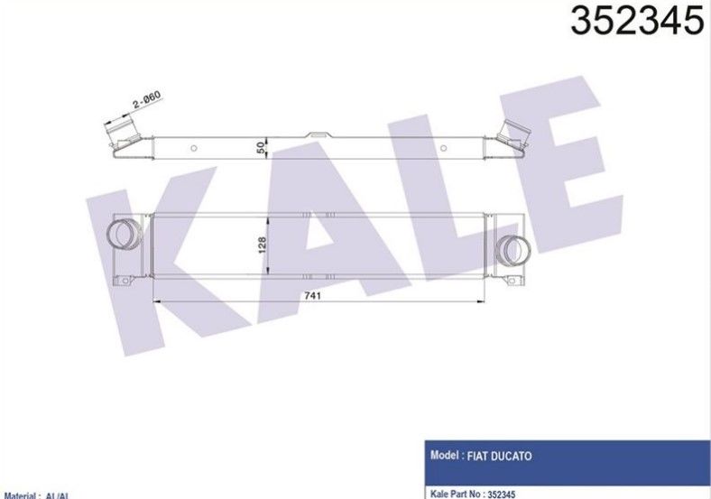 Ducato III 2.3 mjt Turbo Radyatörü Kale KAL-352345