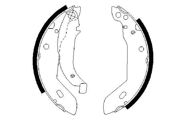 Citroen Zx 1991-1999 Arası 1.9 D Bosch Marka Pabuçlu Balata