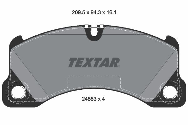Volkswagen Touareg 2002-2013 Arası 5.0 V10 TDI Textar Marka Ön Balata