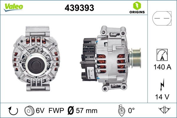 Seat Alhambra 2010-2014 Arası 2.0 TFSI Valeo Marka Alternatör